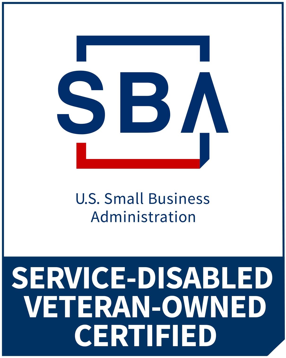 SBA Certified Service-Disabled Veteran-Owned Small Business (SDVOSB)